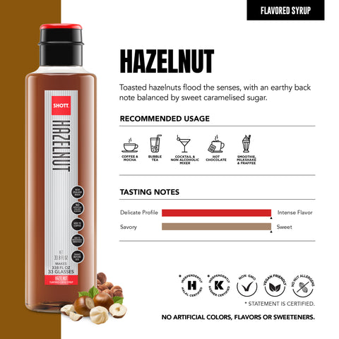SHOTT Hazelnut Syrup