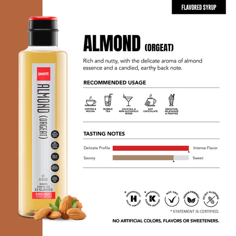 SHOTT Almond Orgeat Syrup