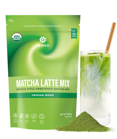 Tenzo Matcha Latte Mix – 1kg Bag